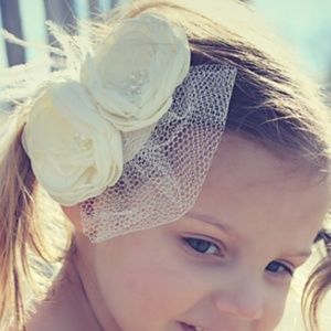 COPY - Bridal Headpiece in Ivory, Flower Fascinat…